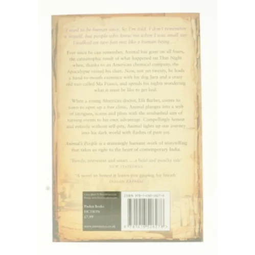 Animal's People af Sinha, Indra (Bog)