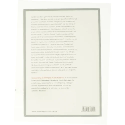 Casesamling til strategisk public relations (Bog)