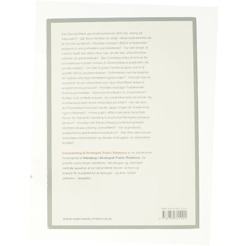 Casesamling til strategisk public relations (Bog)