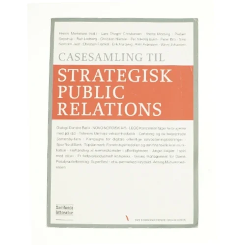 Casesamling til strategisk public relations (Bog)
