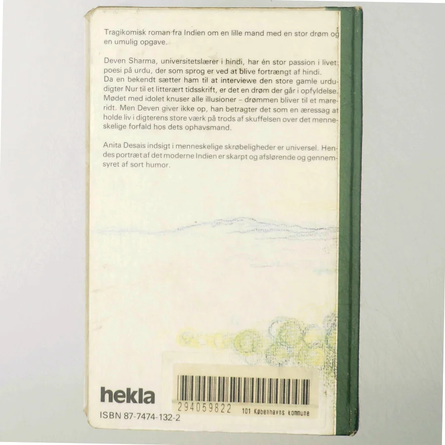 En æressag af Anita Desai (Bog)