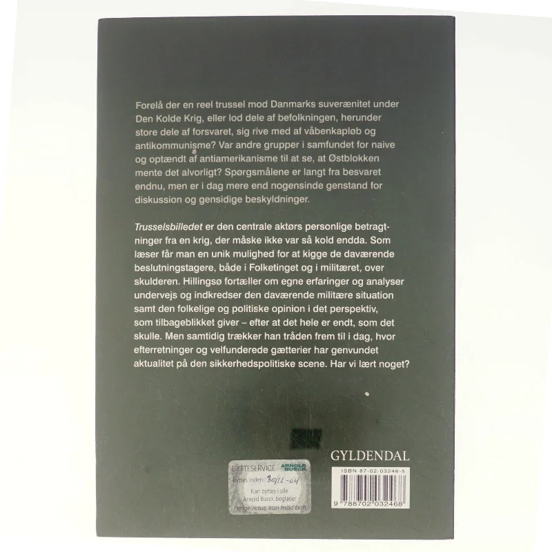 Trusselsbilledet (Bog) af Kjeld Hillingsø