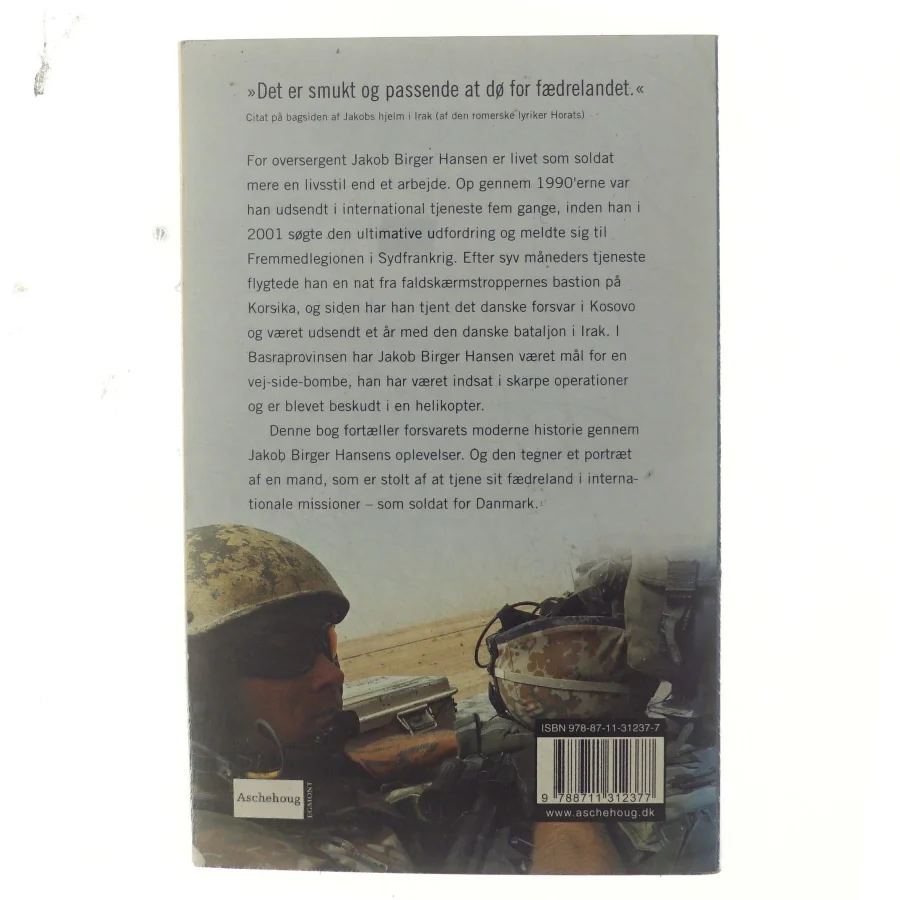 Soldat for Danmark : oversergent Jakob Birger Hansen af Peter Ernstved Rasmussen (Bog)