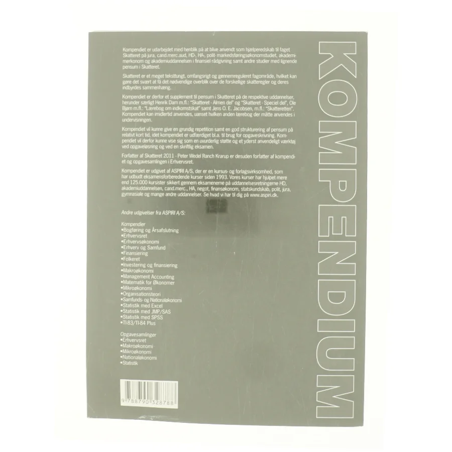 ASPIRI kompendium i skatteret (Bog)