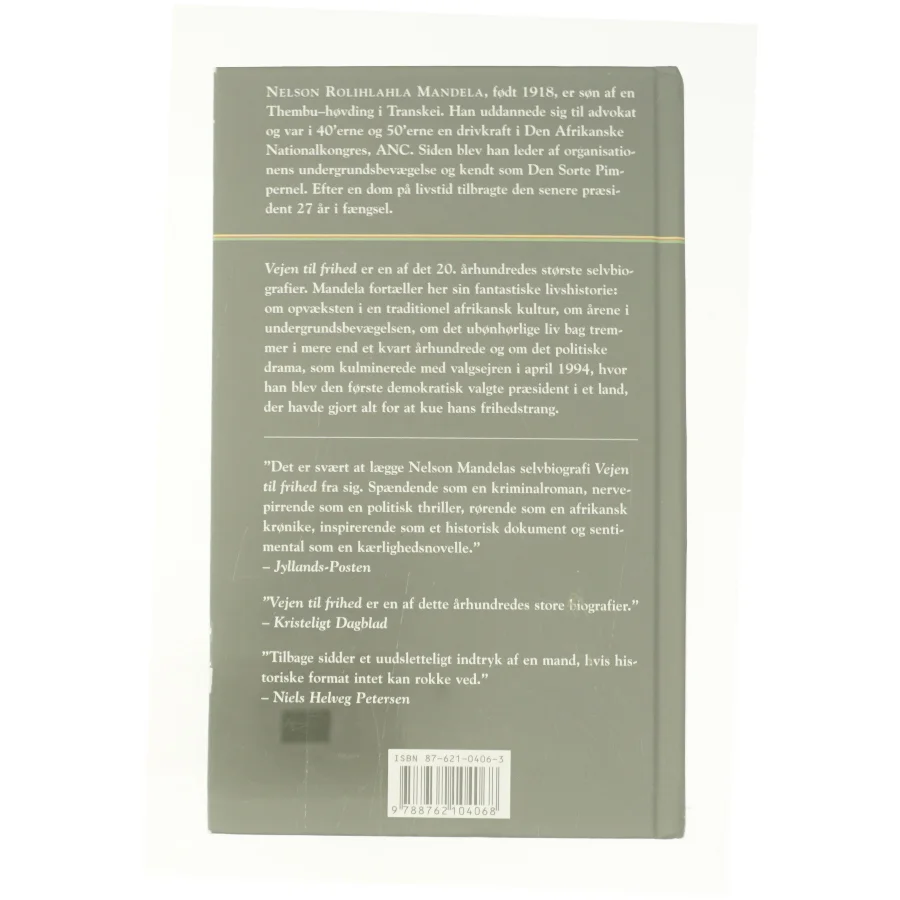 Nelson Mandela - Vejen til frihed (Bog)