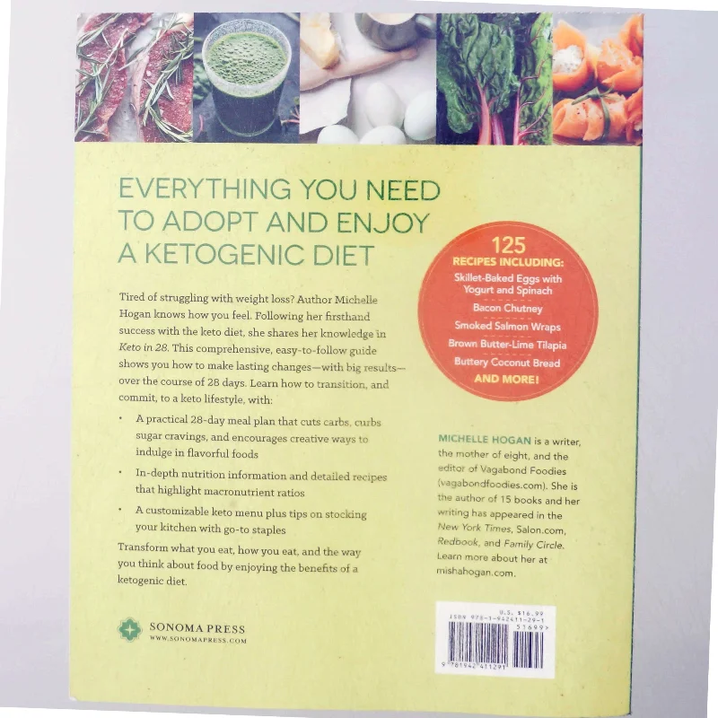 Keto in 28 af Michelle Hogan (Bog)