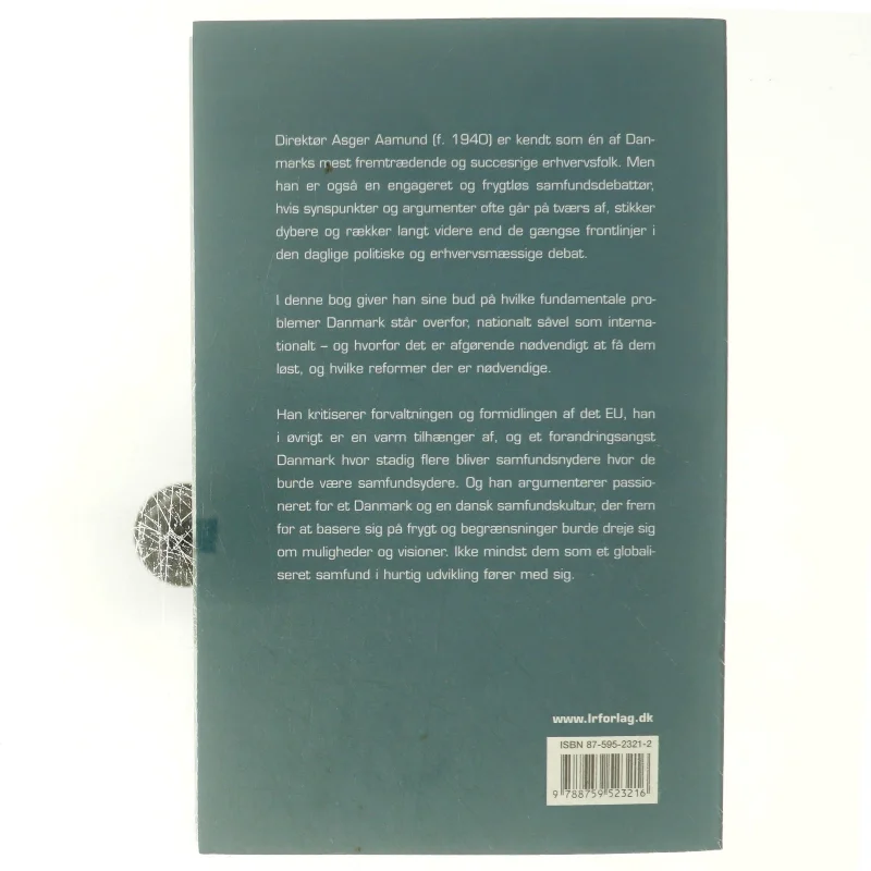 Det modige Danmark : Asger Aamund i samtale med Sune Aagaard (Bog)