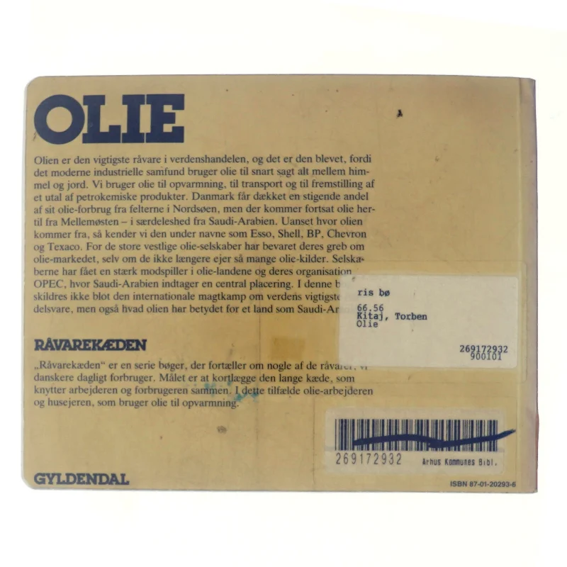 Olie af Torben Kitaj