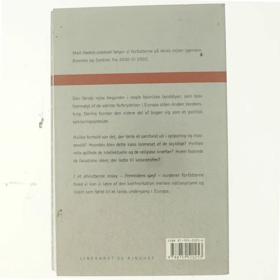 Hadets anatomi (Bog)