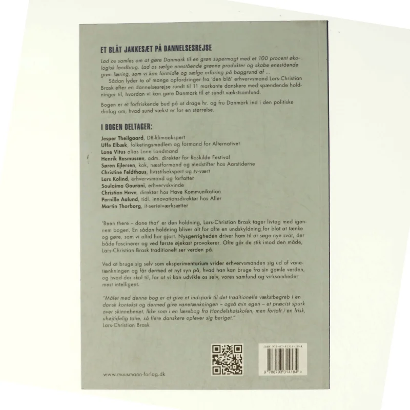 Vilje til forandring af Lars-Christian Brask (Bog)