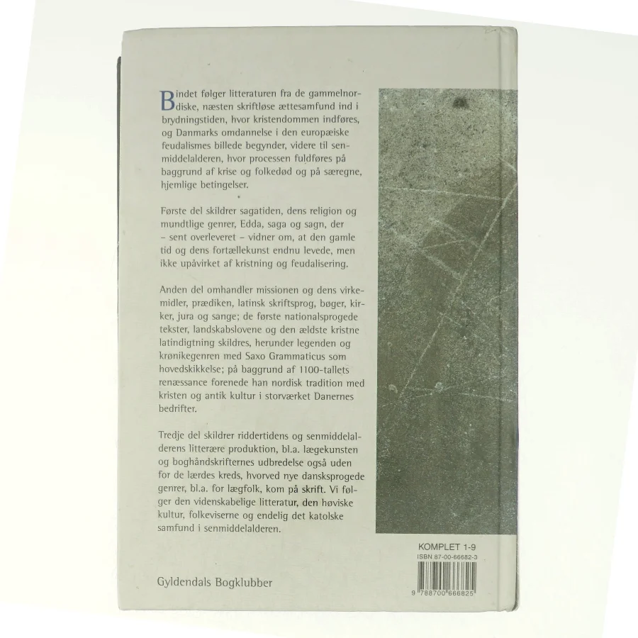 Dansk litteraturhistorie - Fra Runer til Ridderdigtning