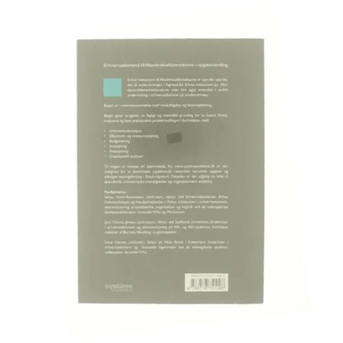 Erhvervsøkonomi til akademiuddannelserne. Opgavesamling (Bog)