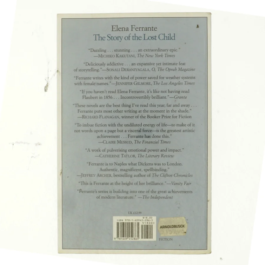 The story of the lost child : maturity, old age af Elena Ferrante (Bog)