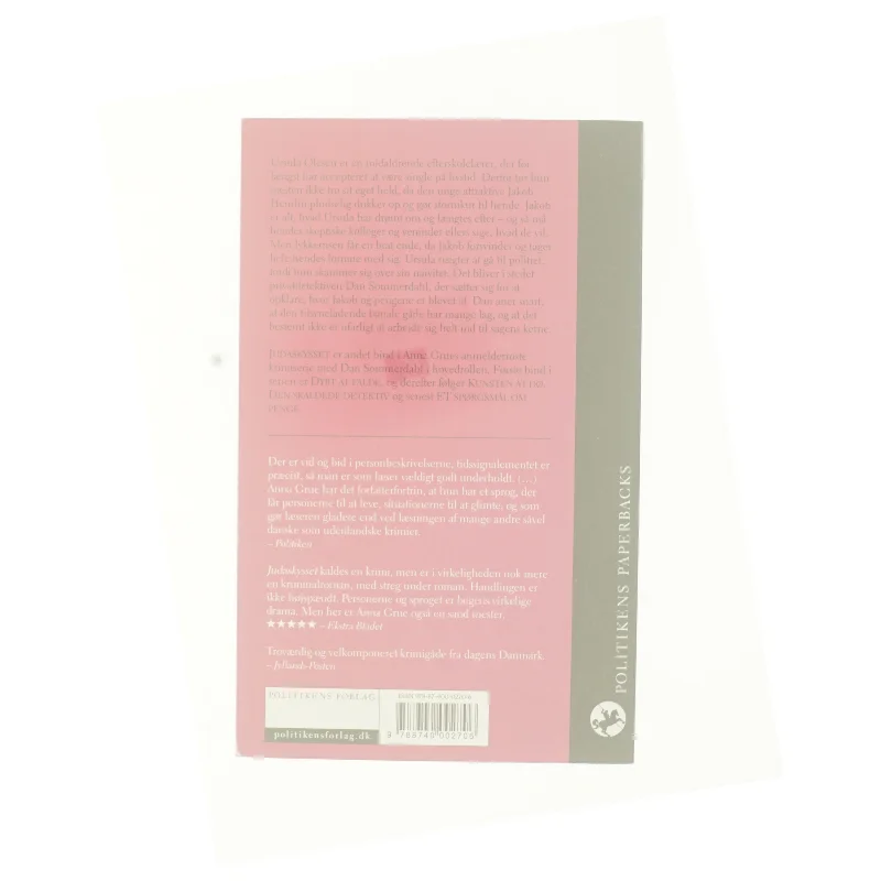 Judaskysset af Anna Grue (Bog)