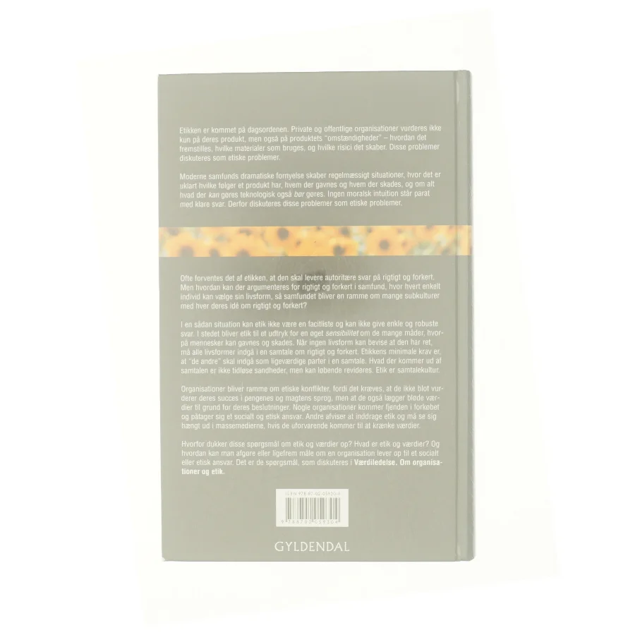 Værdiledelse : om organisationer og etik af Ole Thyssen (Bog)