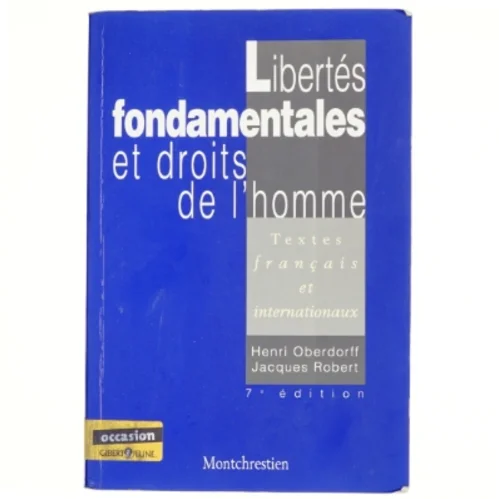 Libertés fondamentales et droits de l´homme