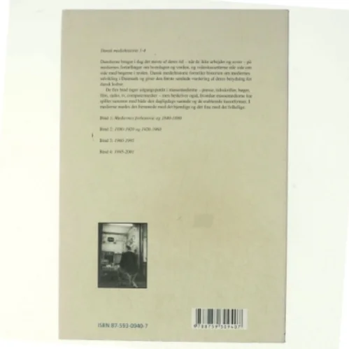 Dansk mediehistorie. Bind 3, 1960-1995 (4-binds-udgave) (Bog)