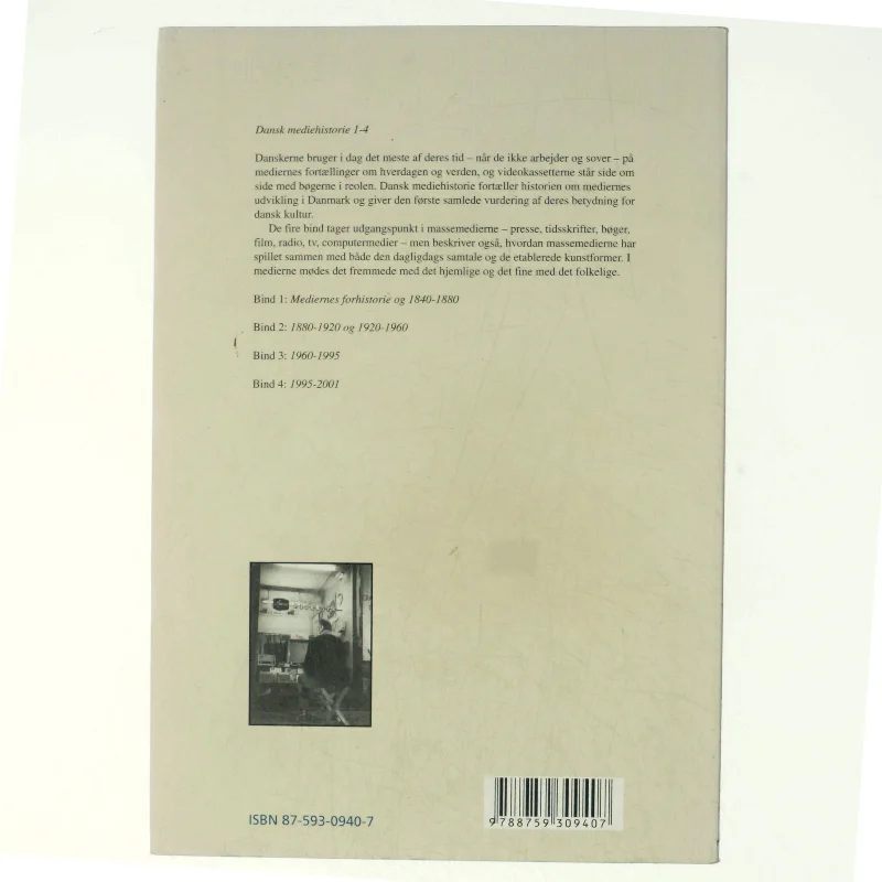 Dansk mediehistorie. Bind 3, 1960-1995 (4-binds-udgave) (Bog)