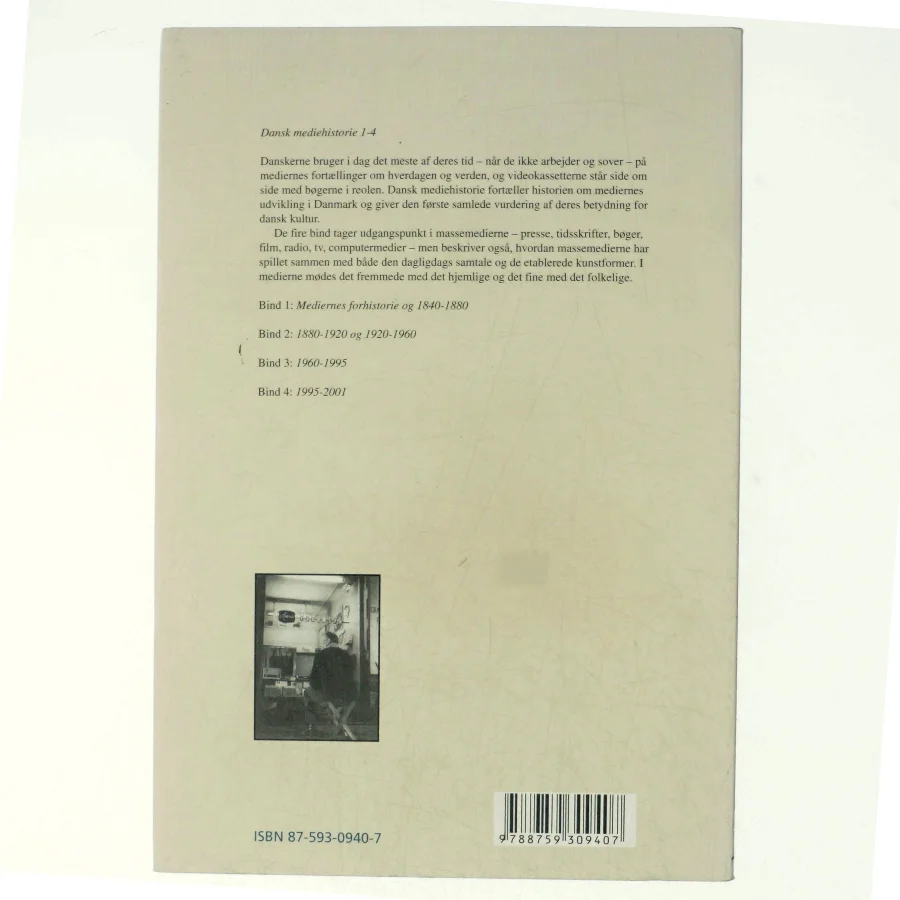Dansk mediehistorie. Bind 3, 1960-1995 (4-binds-udgave) (Bog)