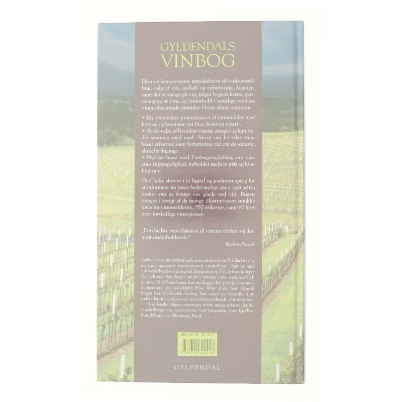 Gyldendals vinbog af Oz Clarke (Bog)