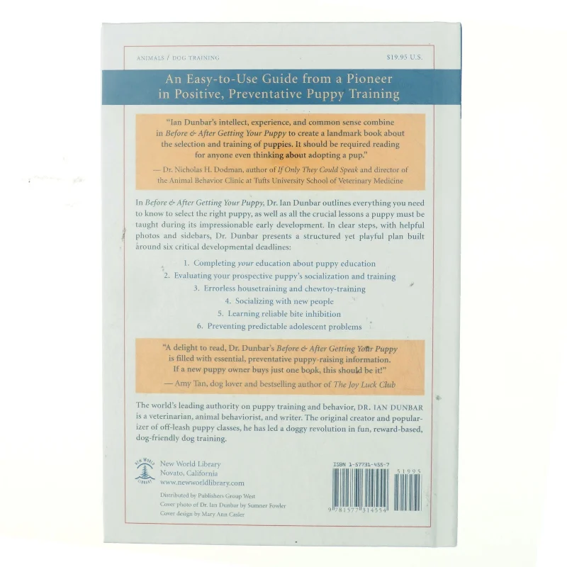 Before & After Getting Your Puppy af Ian Dunbar (Bog)