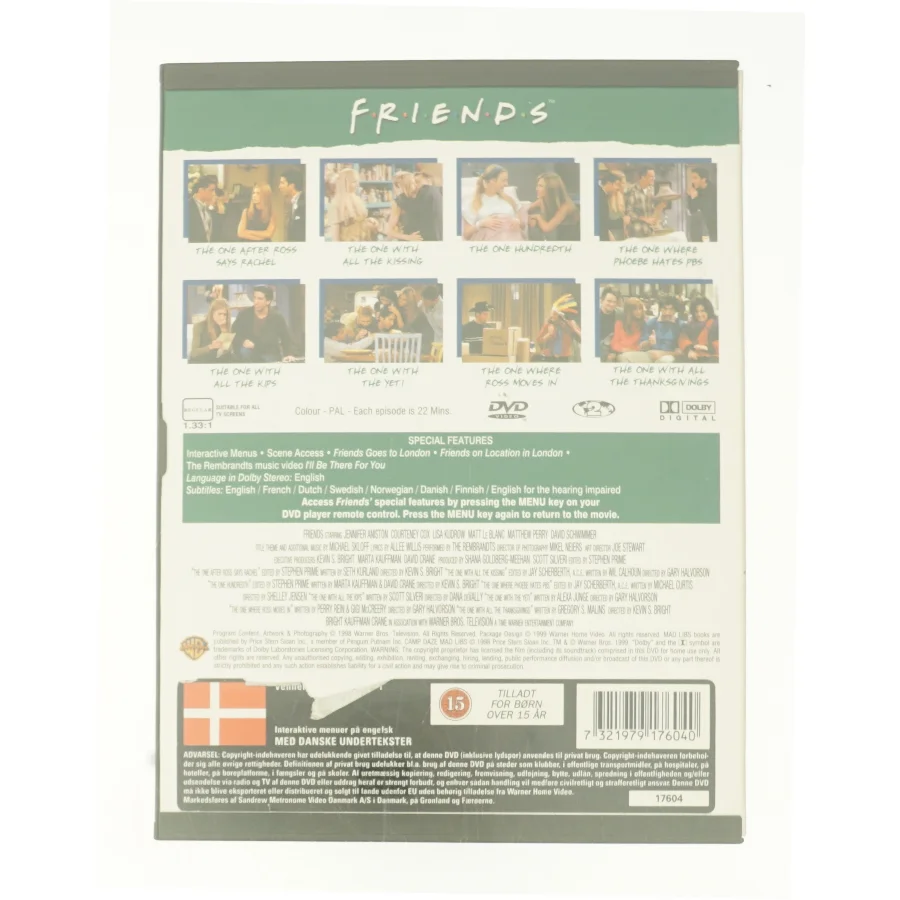 Friends - Serie 5, episode 1-8