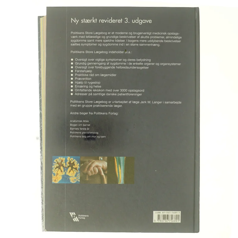 Politikens store lægebog af Jerk W. Langer (Bog)