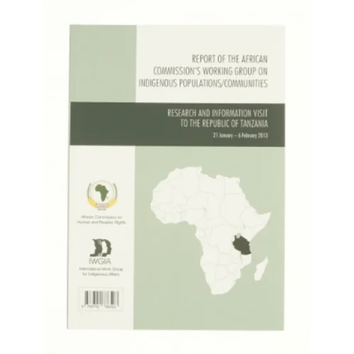 Research and information visit to the Republic of Tanzania, 21 January - 6 February 2013 (Bog)