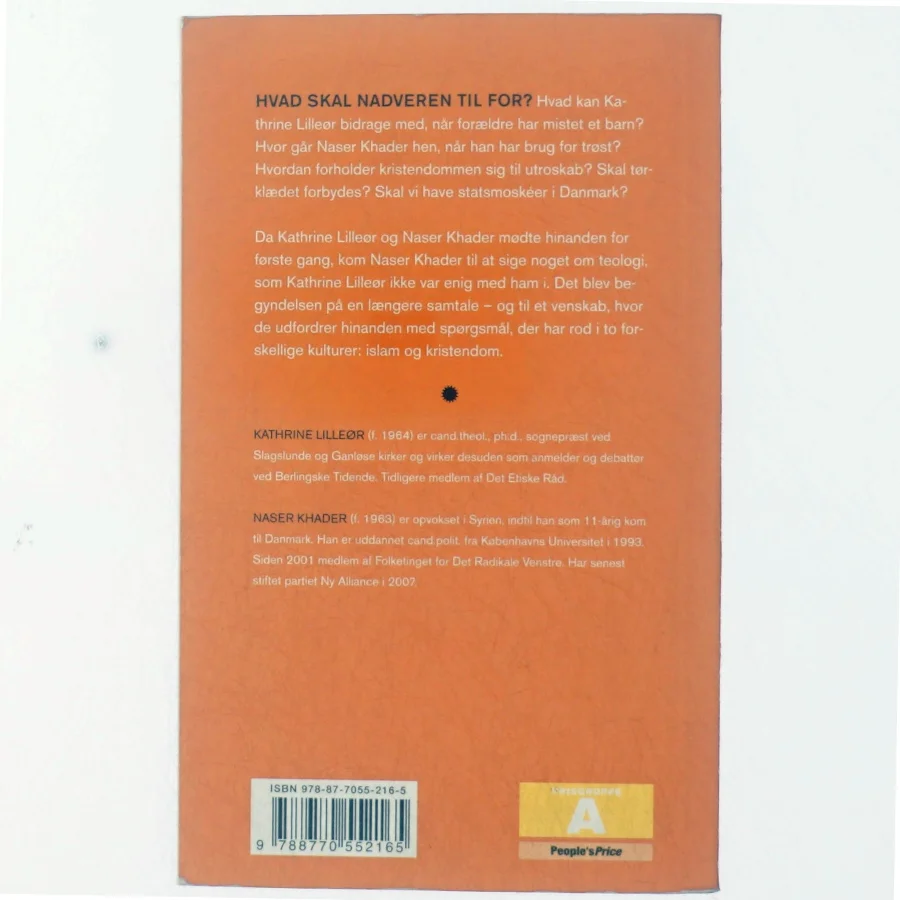 Tro mod tro af Kathrine Lilleør, Naser Khader, Dorte Kvist, Ivar Carstensen (Bog)