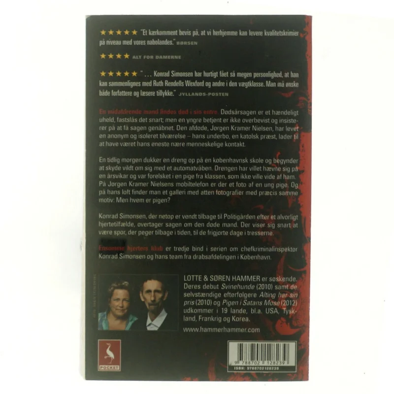 Ensomme hjerters klub : krimi af Lotte Hammer (Bog)