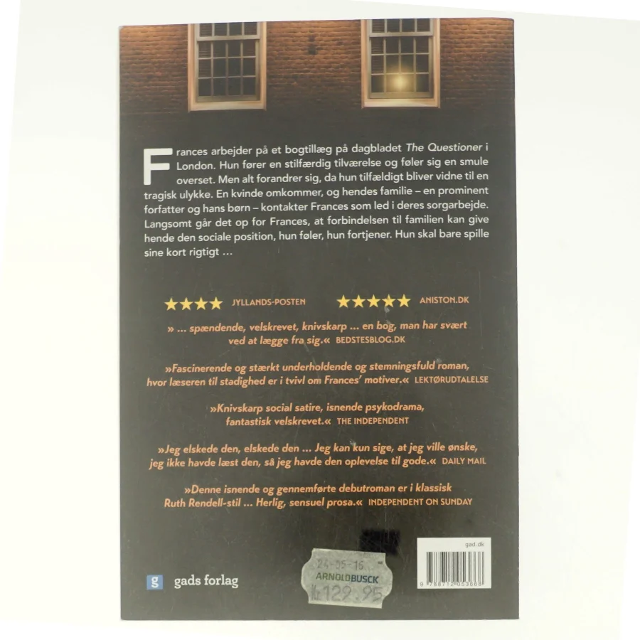 Aldrig uden dig af Harriet Lane (Bog)