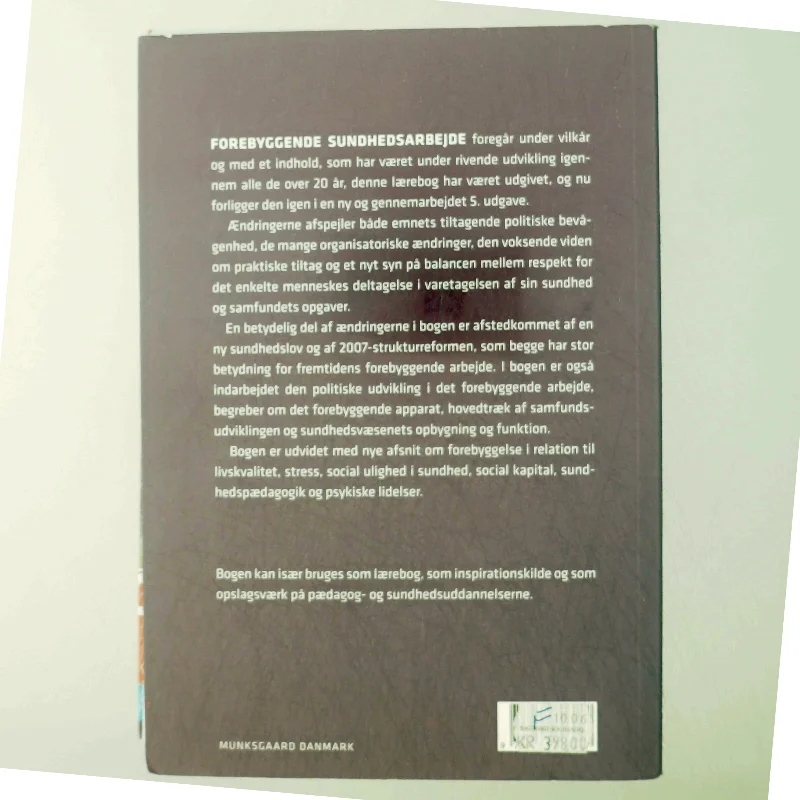 Forebyggende sundsarbejde af Finn Kamper-Jørgensen m.fl.(Bog)