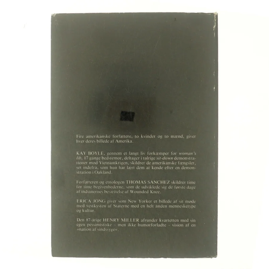 Fire Amerikanske Visioner af Kay Boyle m.fl.