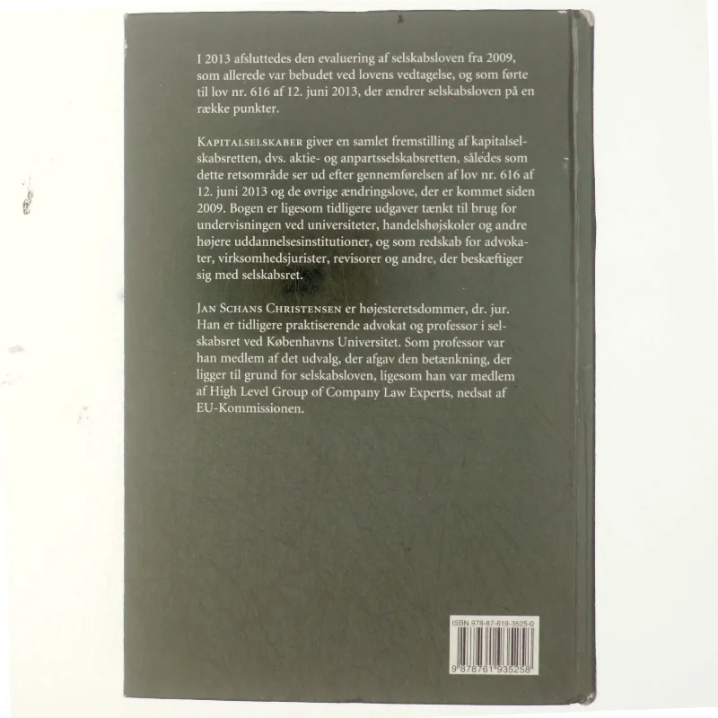 Kapital selskaber af Jens Schans Christensen