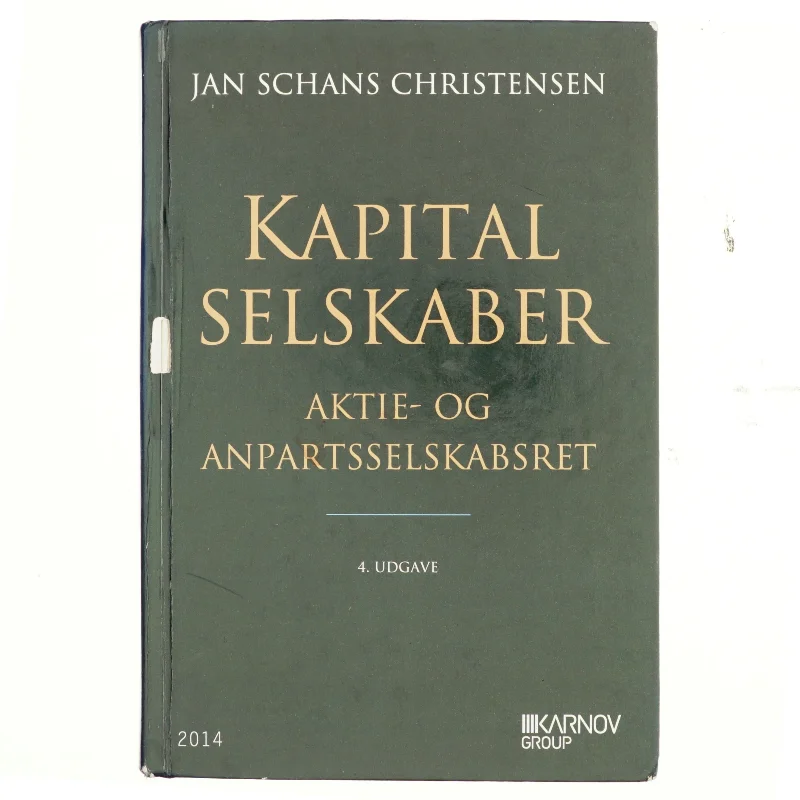 Kapital selskaber af Jens Schans Christensen