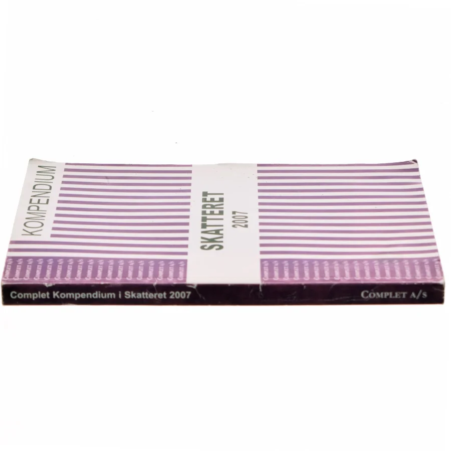 Complet kompendium i skatteret 2007 af Peter Wedel Ranch Krarup (Bog)