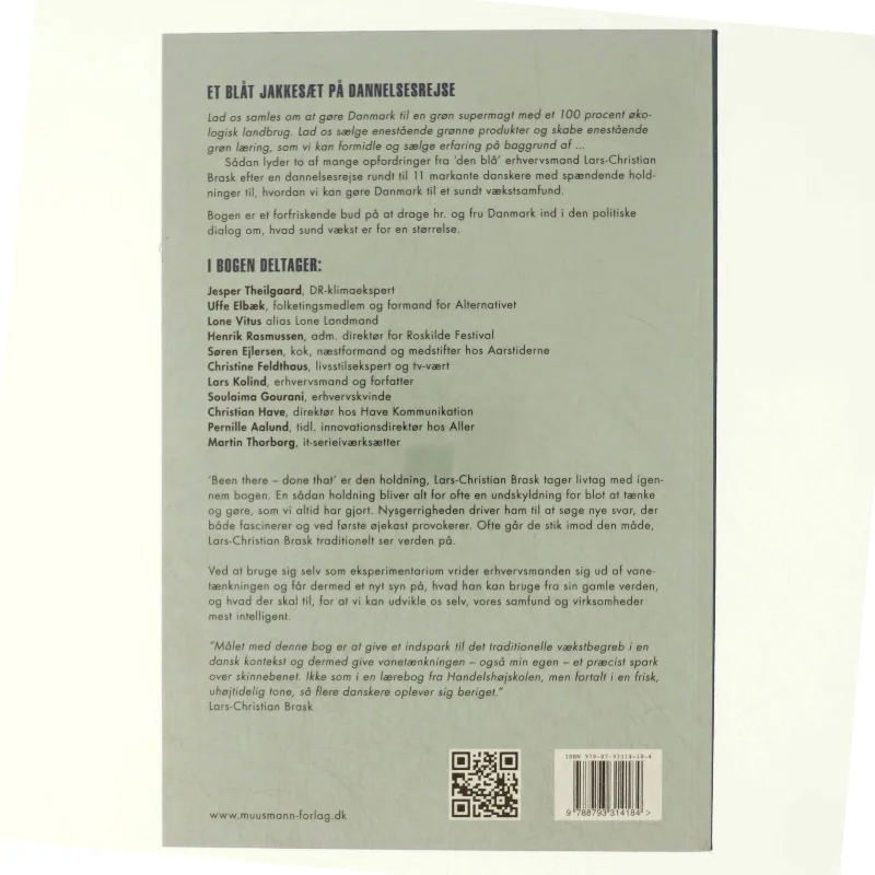 Vilje til forandring af Lars-Christian Brask (Bog)