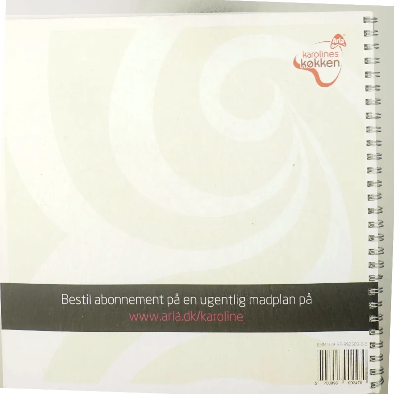 Karolines nye Køkken kogebog fra Arla