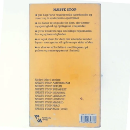Næste stop Paris af Anne Bech-Danielsen (Bog)