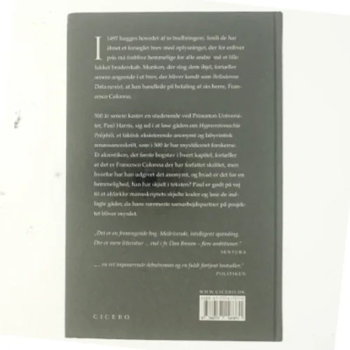 Belladonna Dokumentet (Bog)