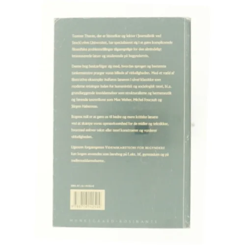 Tanke, sprog og virkelighed af Torsten Thurén (Bog)