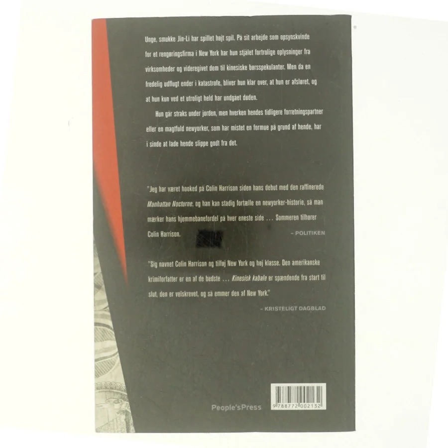 Kinesisk kabale : spændingsroman af Colin Harrison (f. 1960-11-27) (Bog)