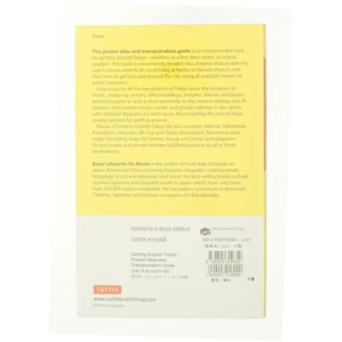 Getting Around Tokyo Pocket Atlas and Transportation Guide (eBook) af Boye Lafayette De Mente (Bog)