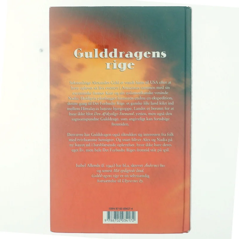 Gulddragens rige af Isabel Allende (Bog)