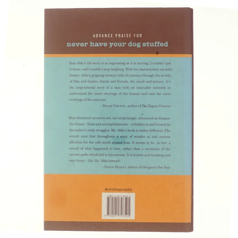 Never have your dog stuffed : and other things I've learned af Alan Alda (Bog)