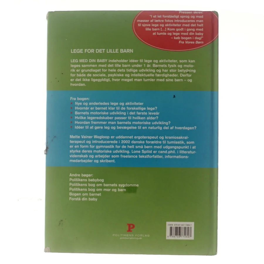 Leg med din baby (Bog)