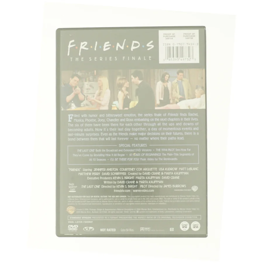 Friends: the Series Finale (Limited Edition  2004) fra DVD
