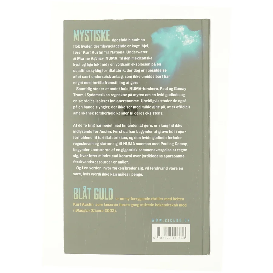 Blåt guld af Clive Cussler (Bog)