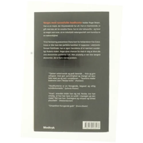 HeadHunterne af Jo Nesbø (bog)