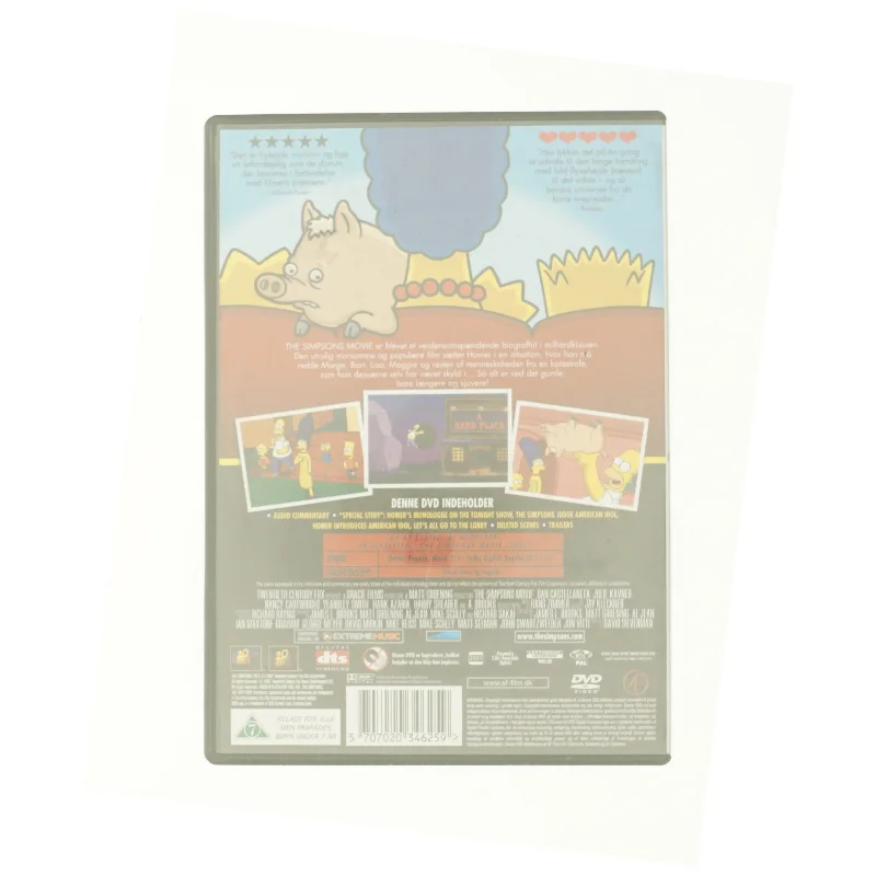 The Simpsons Movie fra DVD